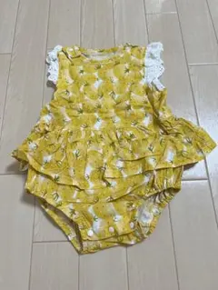 ベビー ロンパース いちご柄 フリル 80cmのサムネイル