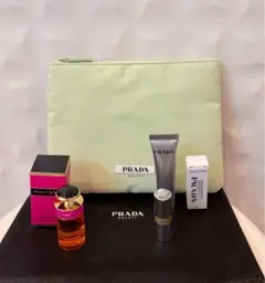 PRADA CANDY オードパルファム ミニボトルリップメイク落としポーチ４点のサムネイル