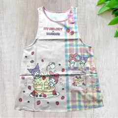 新品♪サンリオキャラクターズ　マイメロ＆クロミエプロン　保育士　介護士　家庭用