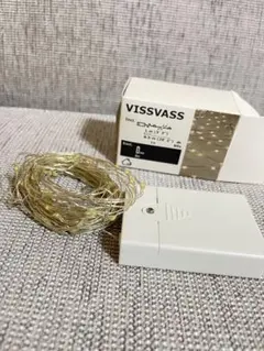 IKEA VISSVASS LEDライトチェーン 80球