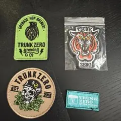 trunk zero トランクゼロ　ベルクロワッペン　4枚セット 2026年最新】トランクゼロ ワッペンの人気アイテム - メルカリ