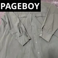 バイオミリタリールーズシャツ PAGEBOY カーキグリーンのサムネイル