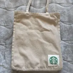 スターバックス ベージュ キャンバストートバッグのサムネイル