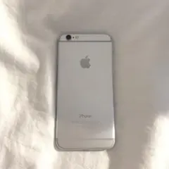 iPhone 6 16GB シルバー 動作OK バッテリー77%／画面ヒビ少