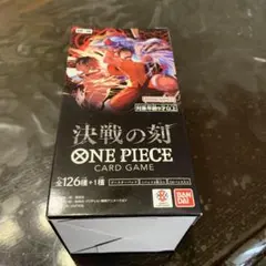 ONE PIECEカードゲーム 決戦の刻 ブースターパック 未開封BOXのサムネイル