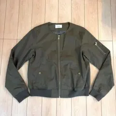 Techichi テチチ テラス ジップアップノーカラージャケット