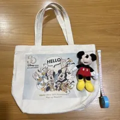 ディズニーストア 30周年 トートバッグ ミッキー ぬいぐるみ セット