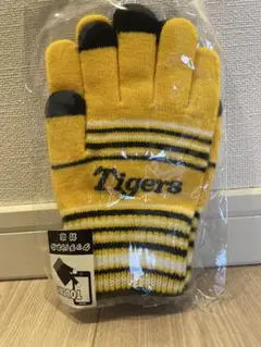 阪神タイガース タッチパネル対応手袋 イエロー