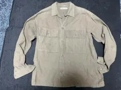 【美品】 SEVEN DAYS SUNDAYカーキ 長袖シャツ