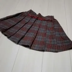 バイラビット　チェックプリーツスカート　120サイズ