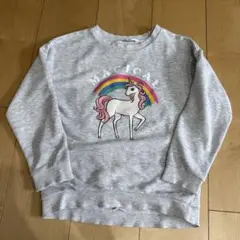 H&M ユニコーン　スウェット　ロンT 130cm