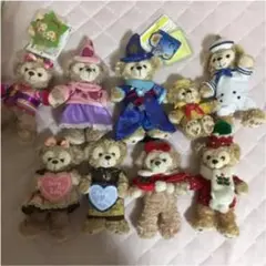 ダッフィー シェリーメイ ぬいぐるみバッジ