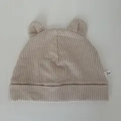 1+ in the family ベビー帽子 耳付き ベージュ