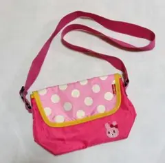 ホットビスケッツ　ウサギ刺繍付きピンクポシェットのサムネイル