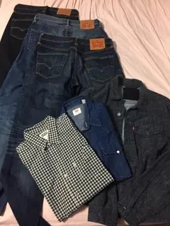 リーバイス ジャケット シャツ デニム 6点