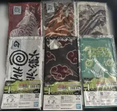 一番くじ NARUTO I賞 ジャガードミニタオル 6種セット