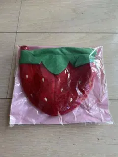 新品　FEILER ストロベリードット  イチゴ型巾着　レッド　廃盤品