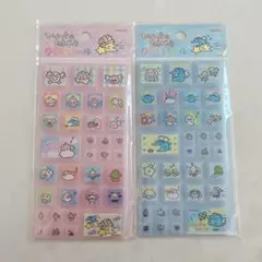 正規品 てんしっちのたまごっち タイルシール たまごっち 2枚セット ピンク 青