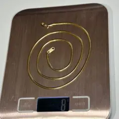 K18刻印あり　ネックレス　超極厚仕様 シルバー925 スネークチェーン　K18