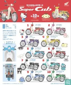 「タキシードサム」HONDAのスーパーカブがサンリオキャラ デザインで食玩
