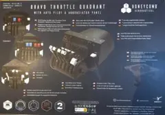 Bravo Throttle Quadrant オートパイロット付き
