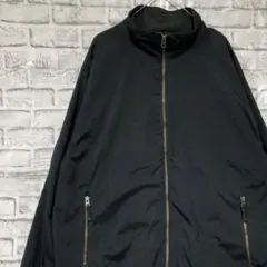 コロンビア　ナイロンジャケット中綿　ブラックXL ロゴ刺繍アウトドア0204