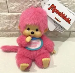 ☆新品☆モンチッチ ぬいぐるみキーホルダー 濃ピンクのサムネイル