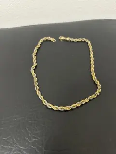 ツイストデザイン ネックレス ゴールド シルバー