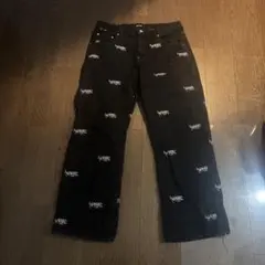 XLARGE ブラックデニムパンツ 34 - メルカリ