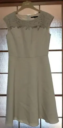 最終値下げ!ketty★ベージュレース襟ひざ丈ワンピース★