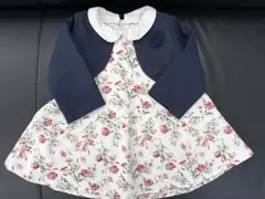 BABBLE BOON キムラタン 花柄ワンピースとカーディガンセット　80cm