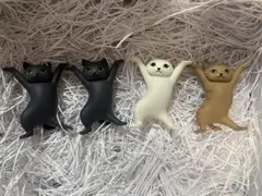 猫のフィギュア4体セット