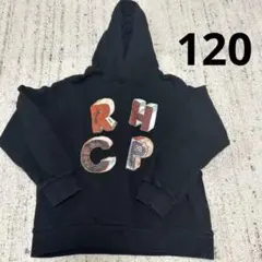 レッチリ　120 130 トレーナー　黒