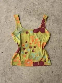 ZARA TRF 花柄タンクトップ M Y2K 平成のサムネイル