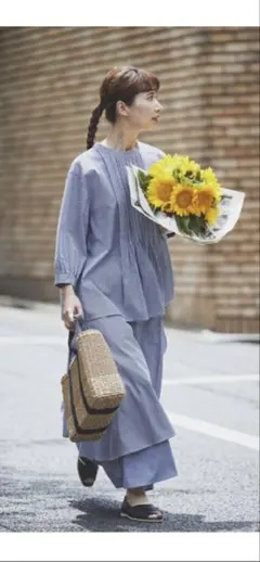 スタディオクリップ kazumiコラボ自由着回しスカート、ブラウス セットアップ