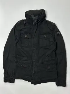 DIESEL ブラック　ミリタリージャケット　N-78 Mサイズ