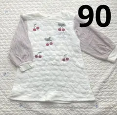 SLAPSLIPさくらんぼワンピース　90