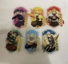 鬼滅の刃 ダイカットクリアステッカー 煉獄杏寿郎 宇髄天元