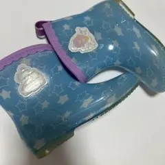 キキララ　星柄ラメ入り長靴　18