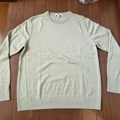 大きいサイズ UNIQLO エクストラファインメリノクルーネックセーター