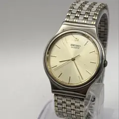 SEIKO 新品電池 美品 腕時計 メンズ 5Y39-8010 グレー コンビ - メルカリ