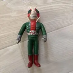 当時物】仮面ライダーV3 ペンダントタイプ ミニソフビ ポピー製 昭和