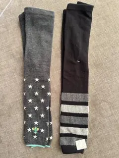 最終値下げ　ベビー　スパッツ　飛行機　ボーダー