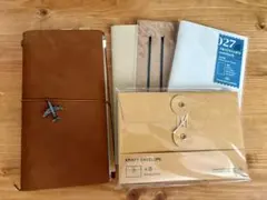 トラベラーズノート キャメル/セット