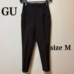 GU★ジーユー★M★テーパード★パンツ★茶色★ブラウン★221-336294