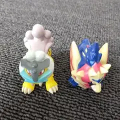 ポケモン☆レトロ☆ライコウ☆ソフビ☆ザマゼンタ☆指人形☆まとめ売り