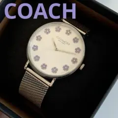 ❤️新品未使用❤️COACH❤️コーチ❤️フラワー❤️花❤️ペリー❤️腕時計❤️箱付き❤️クォーツのサムネイル