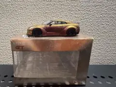 開封済　MINI GT LB WORKS NISSAN GT-R bronzeのサムネイル