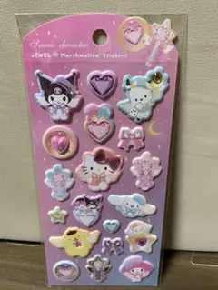 【正規品】サンリオ ジュエルマシュマロステッカーズ マジカルジュエリー キティ