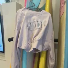 LOVETOXIC クロップド丈　トレーナースウェット　S 140